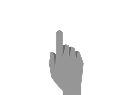 hand pointing up